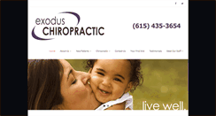Desktop Screenshot of exoduschiropracticoffranklin.com